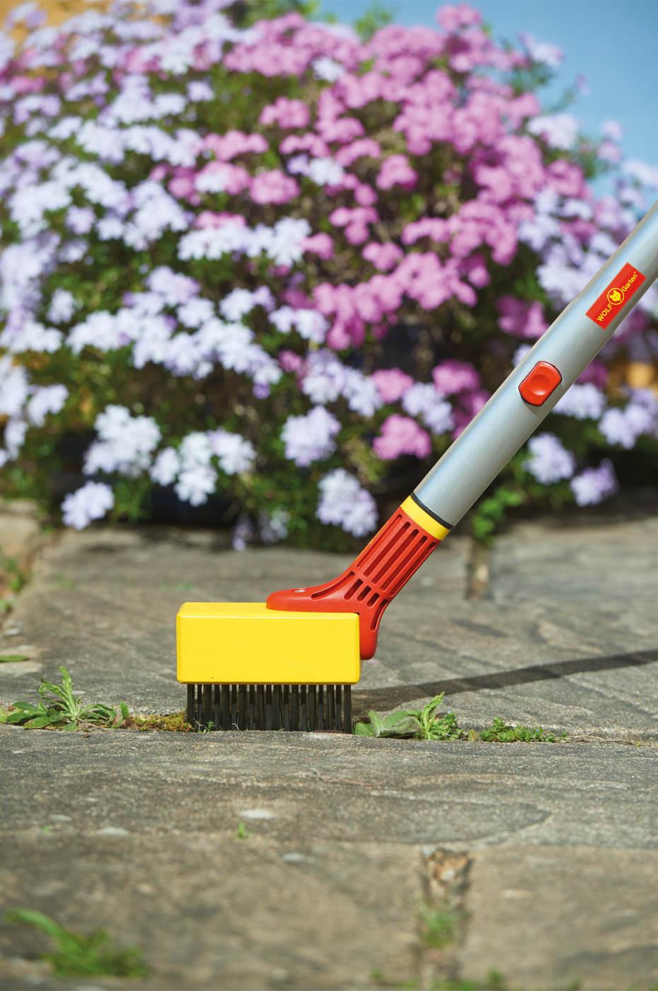 WOLF-Garten multi-star FB-M Fugenbürste mit 9 cm Stahlborsten