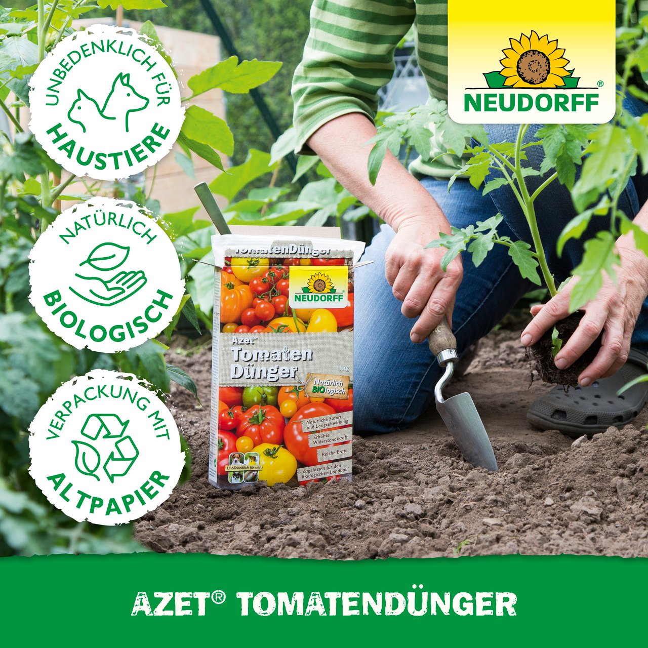 Neudorff Azet TomatenDünger 1 kg mit Mykorrhiza