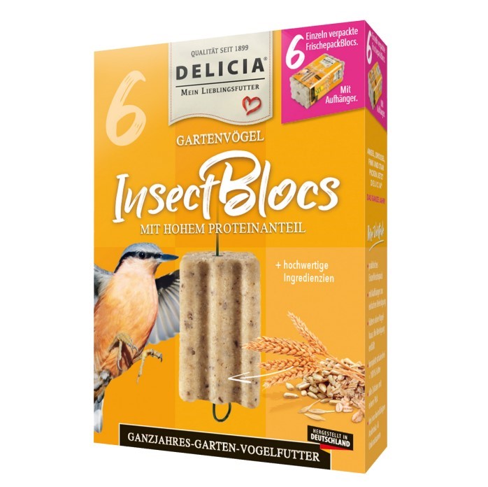 DELICIA Pick-me-up InsectBlocs Vogelfutter