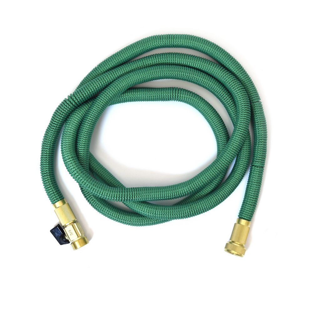 MaxGarten flexibler Gartenschlauch max. 7,5 m - 15 m - 22,5 m inklusive Messing Anschlüsse