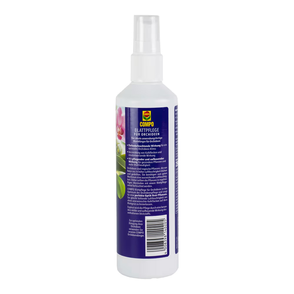 COMPO Blattpflege für Orchideen 250 ml optimale Pflege für Orichdeen