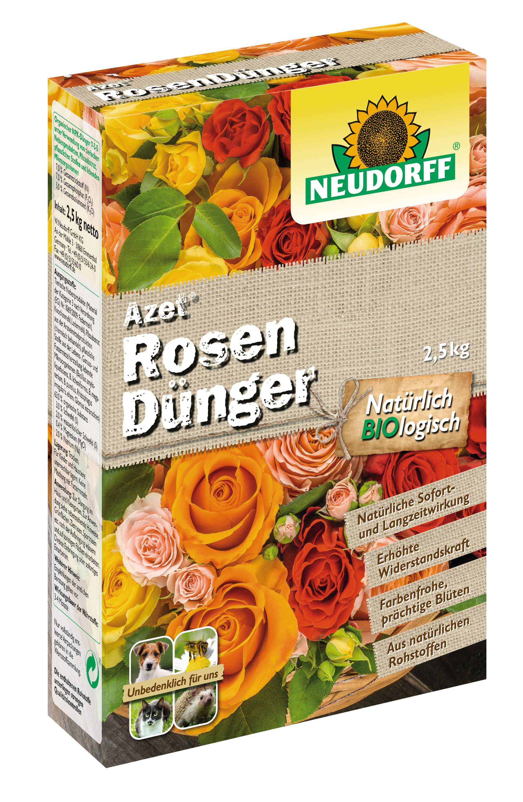 Neudorff Azet Rosendünger 2,5kg