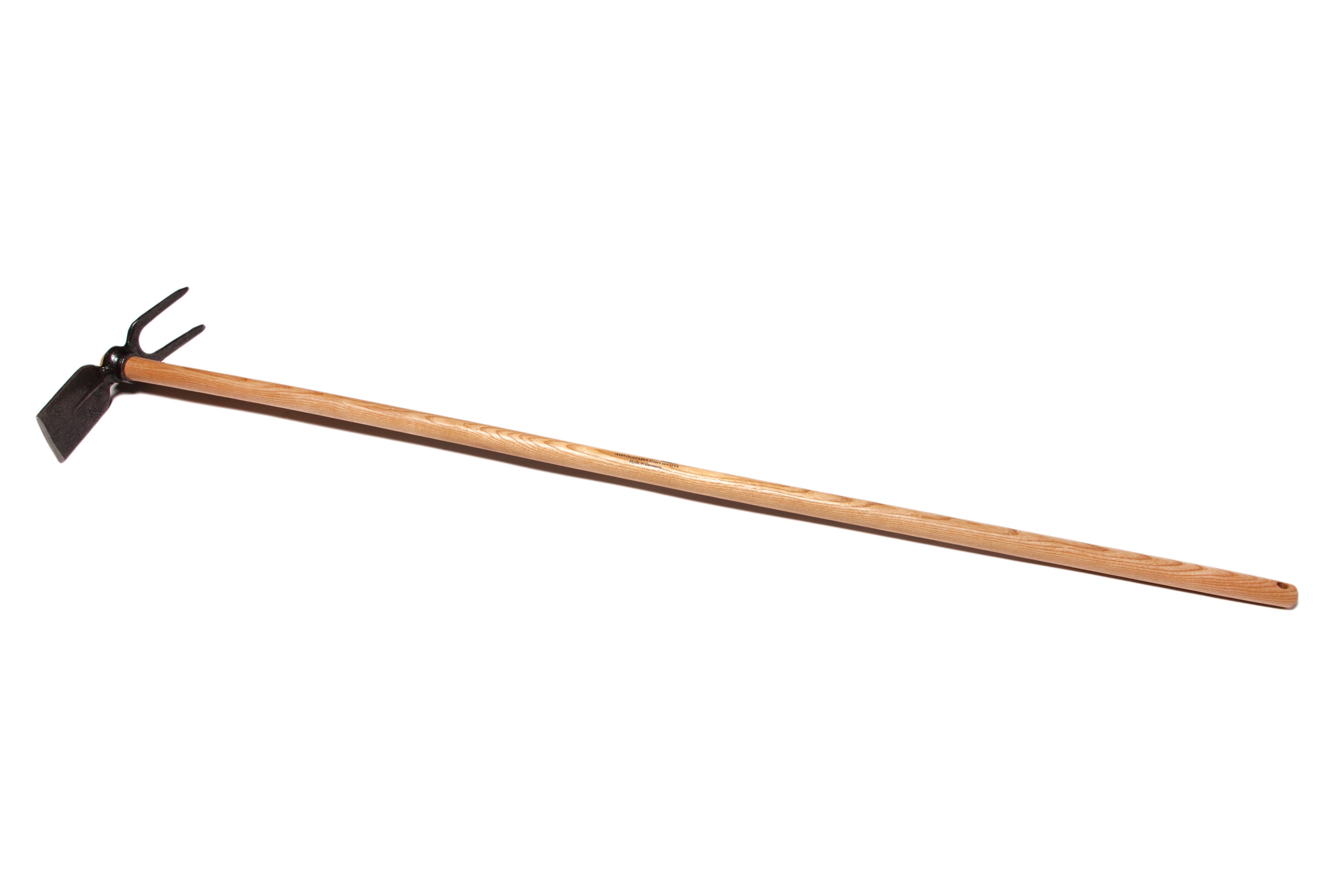 Gartenhacke 2-zinkig, m. lack. E.-Stiel