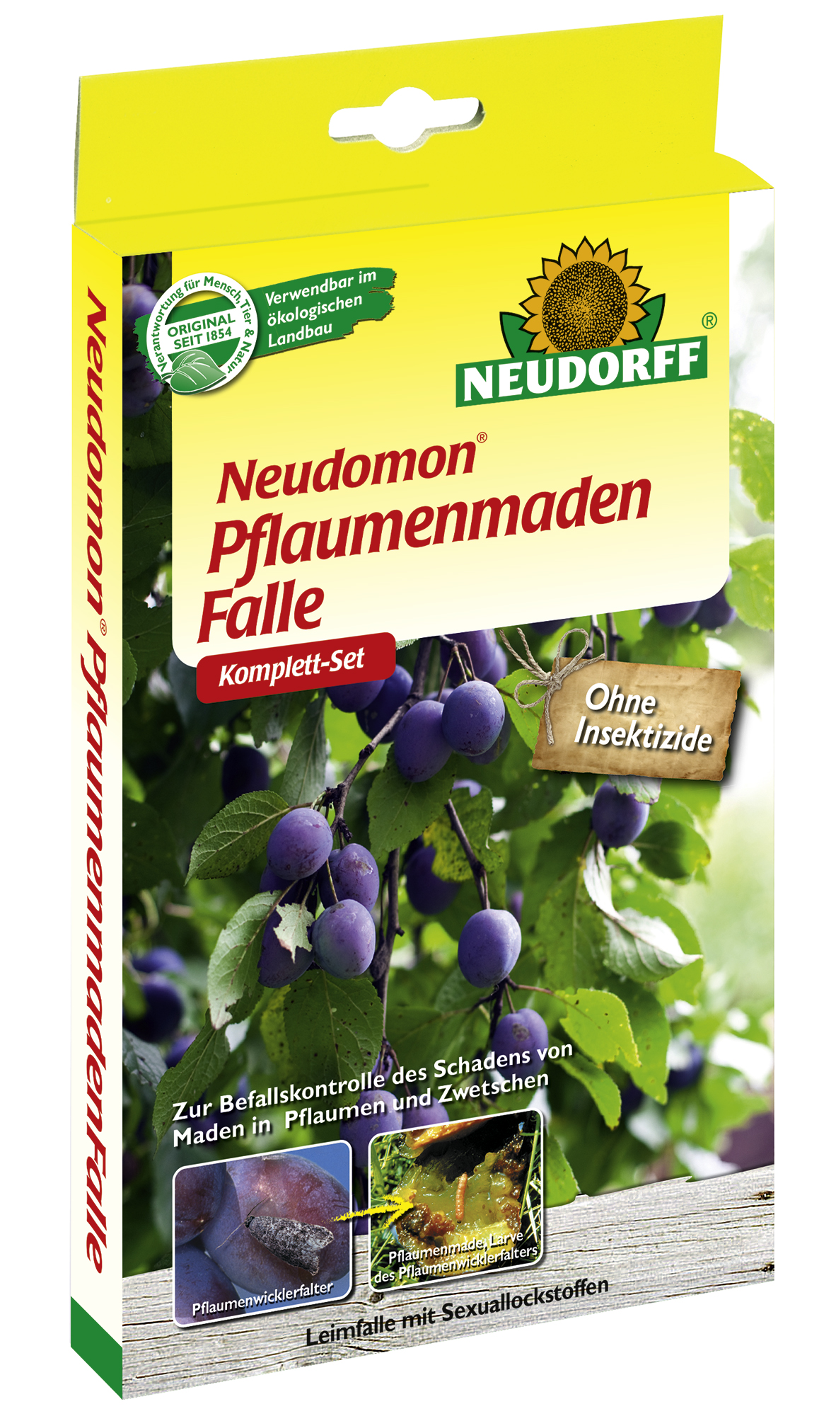 Neudomon PflaumenmadenFalle 1 Set insektizidfrei