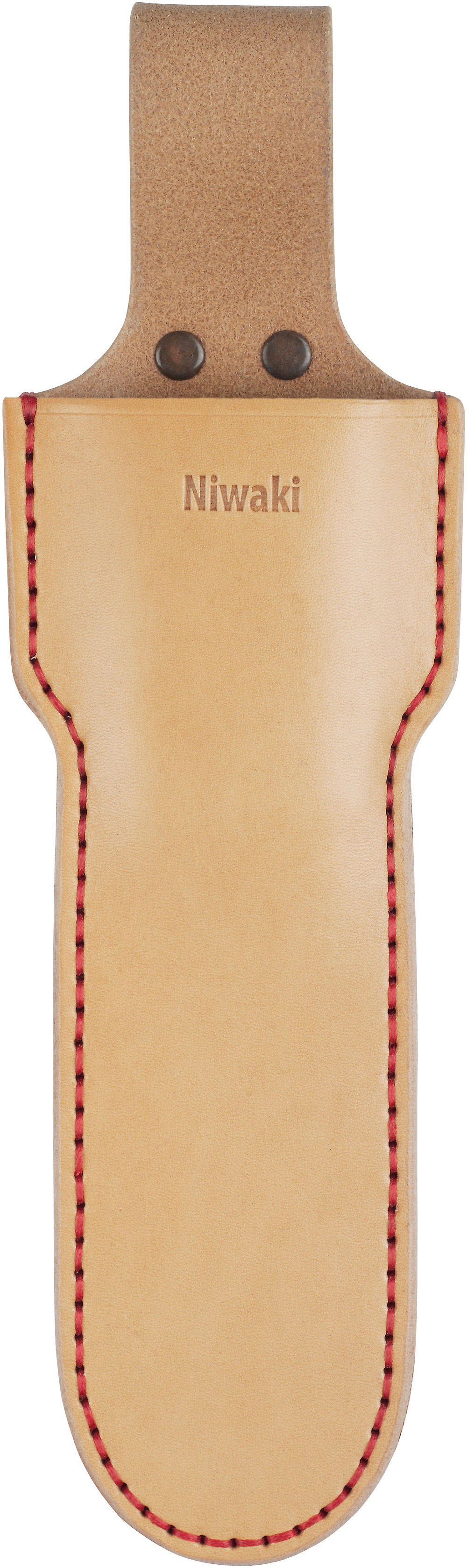 Niwaki Single Holster lang - 21 cm Gürteltasche für Gartenwerkzeug, handgenäht, Leder