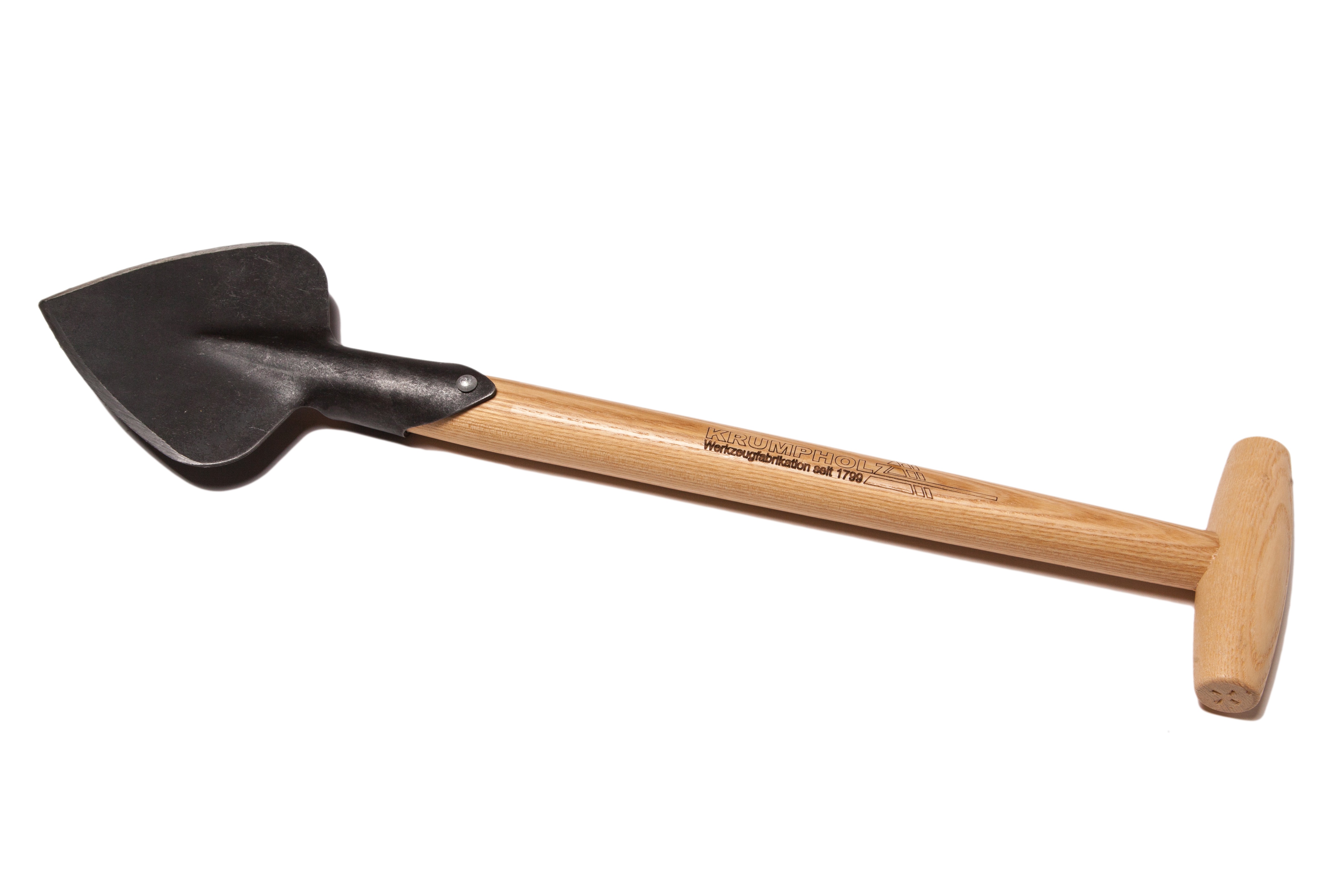 Staudenspaten mit Eschen-T-Stiel