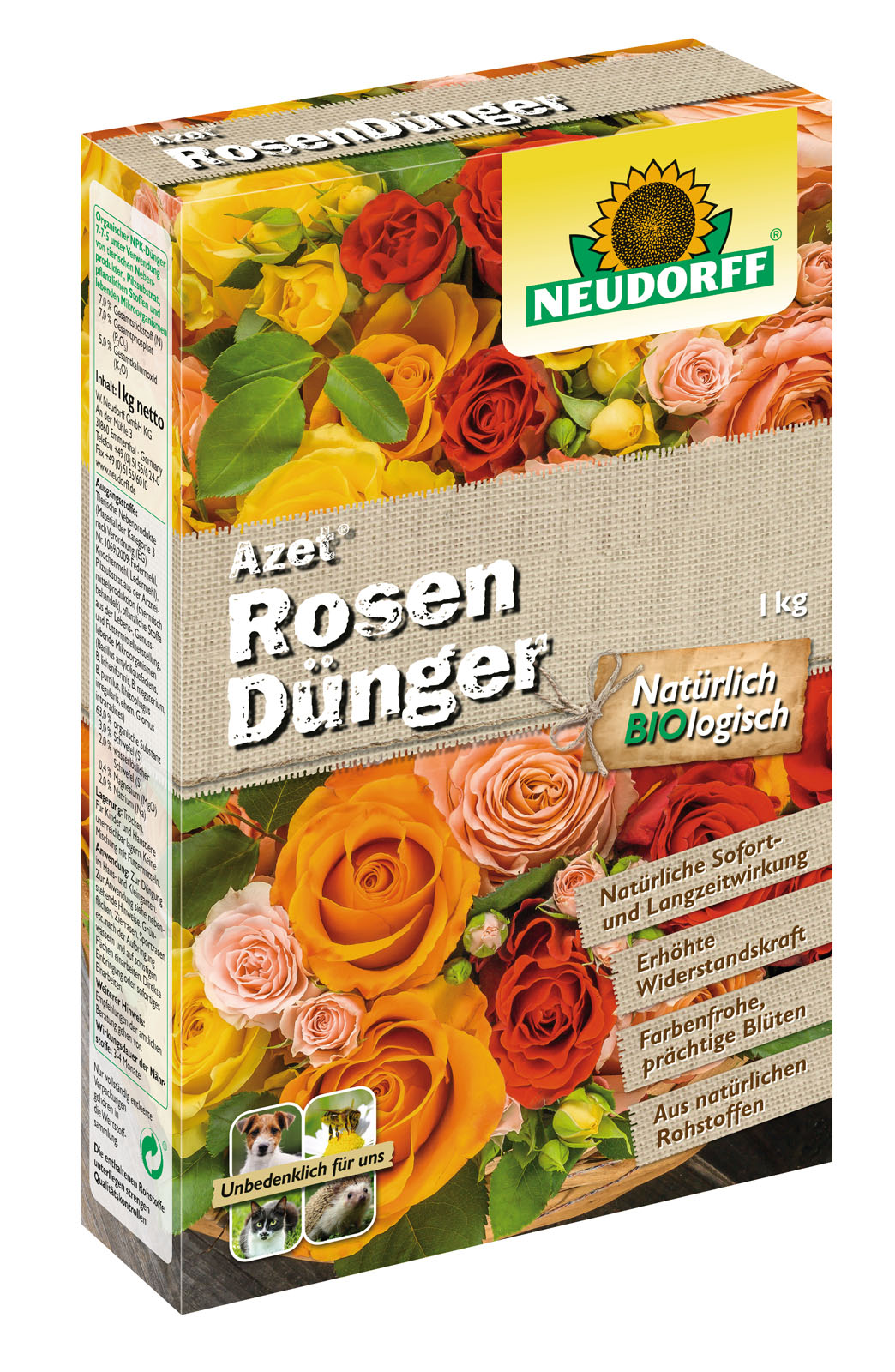 Azet biologischer RosenDünger 1 kg Mikroorganismen