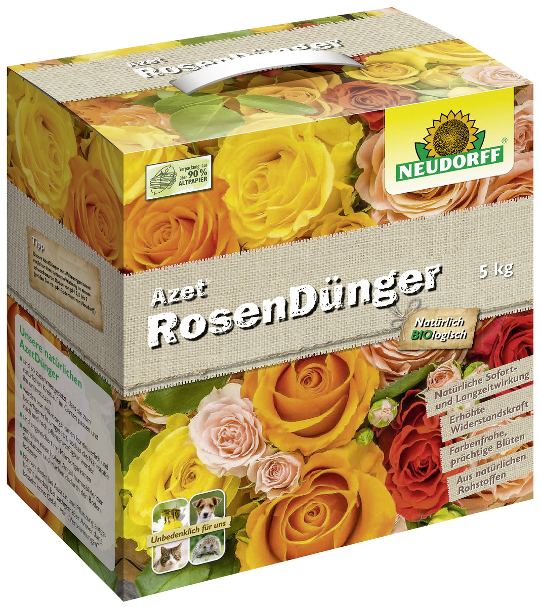 Azet biologischer RosenDünger 5 kg Mikroorganismen