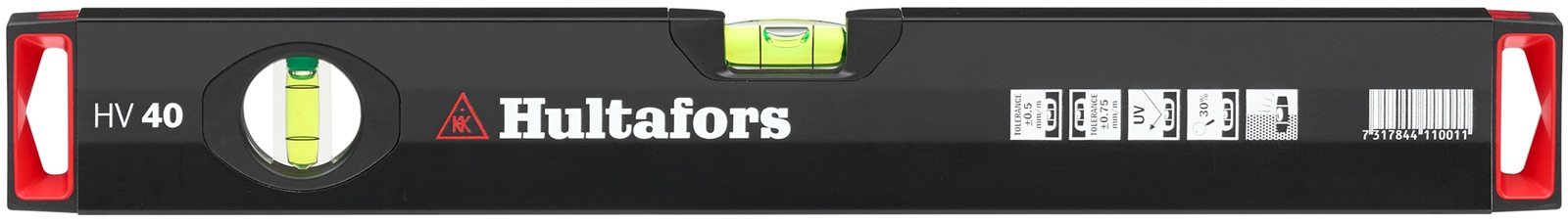 Hultafors Wasserwaage HV40 Aluminium Länge 40 cm