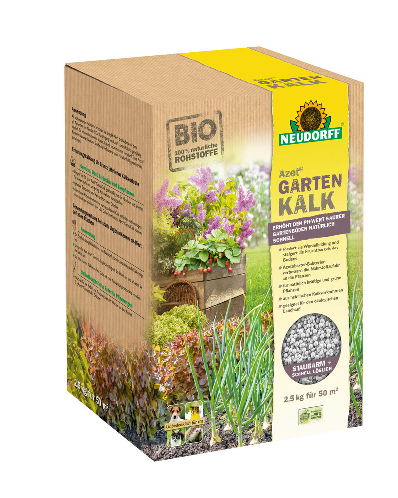 Azet GartenKalk 2,5kg Für gesunde Böden und widerstandsfähige Pflanzen