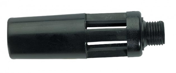 Venturidüse mit Außengewinde M 12 x 1,25 für Ausblasepistolen Kunststoff schwarz
