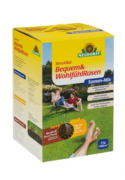 TerraVital Bequem&WohlfühlRasen Samen Mix