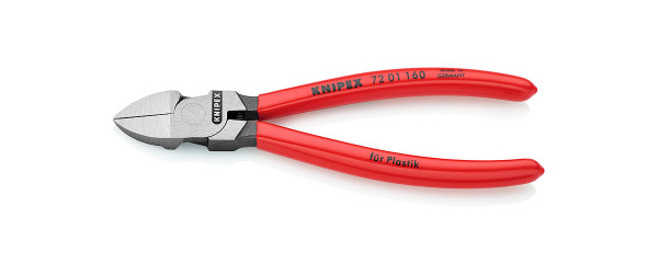 KNIPEX Seitenschneider 72 01 160 poliert mit Facette 160 mm