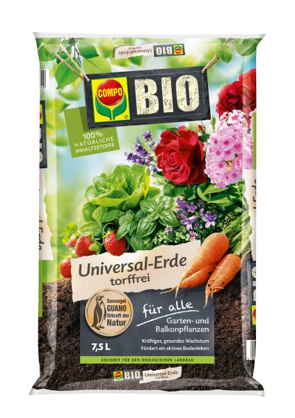 Compo Bio Universal-Erde torffrei 7,5 l