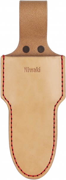 Niwaki Single Holster kurz, Gürteltasche kurz handgenäht Leder