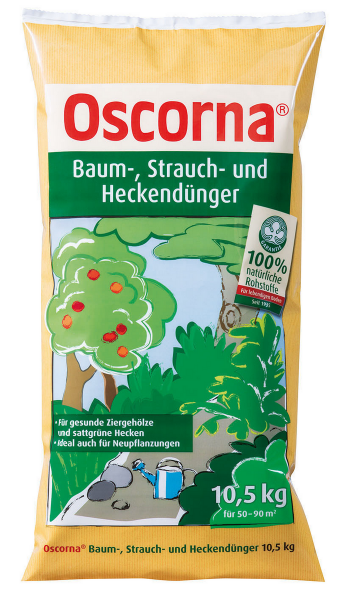 Oscorna Baum-, Strauch- und Heckendünger 10,5kg