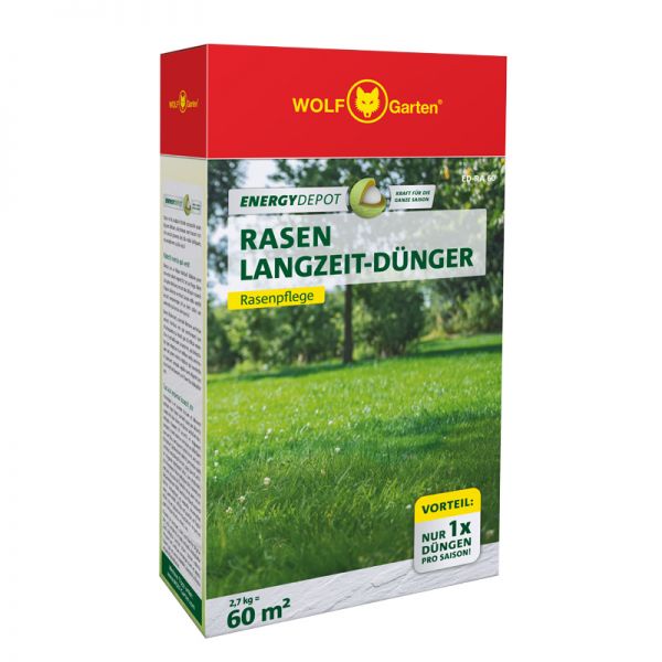 WOLF-Garten ED-RA 60m² D/A Energy Depot Rasen-Langzeitdünger, Rasendünger