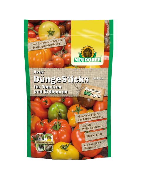 Neudorff Azet DüngeSticks für Tomaten und Erdbeeren, 40 Sticks