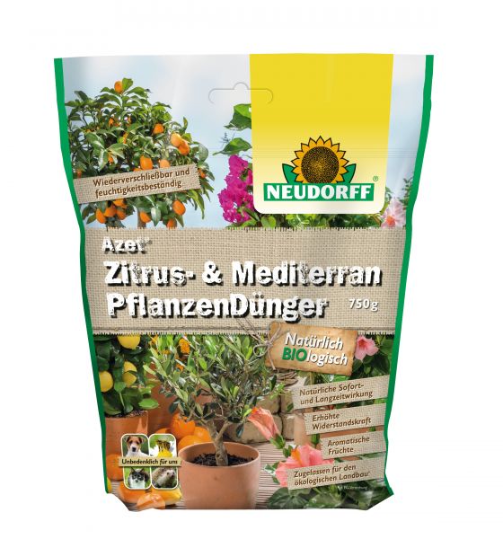 Neudorff Azet Zitrus- und MediterranPflanzenDünger Granulat 750 g